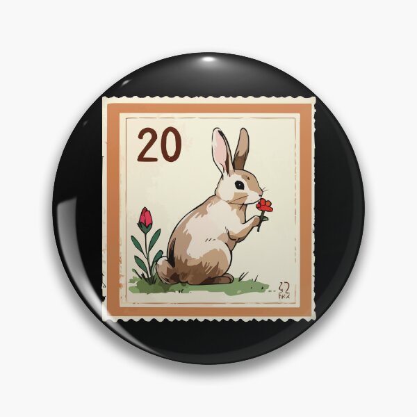 Item preview, Rabbit Vintage Stamp designed and sold by Getup-clothing.