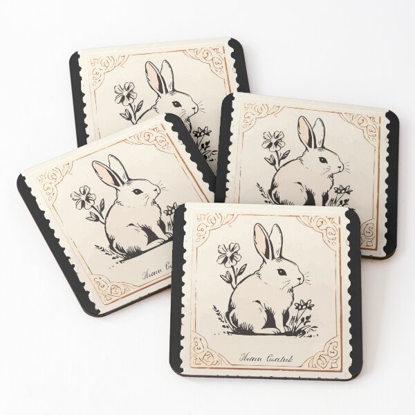 Item preview, Rabbit Vintage Stamp designed and sold by Getup-clothing.