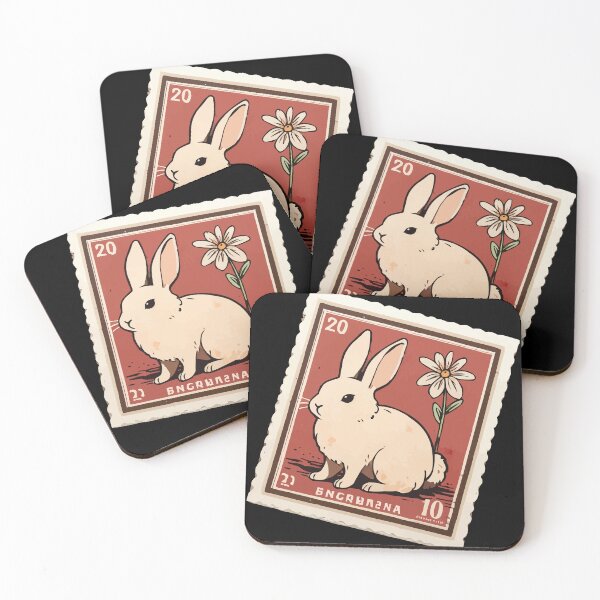 Item preview, Rabbit Vintage Stamp designed and sold by Getup-clothing.
