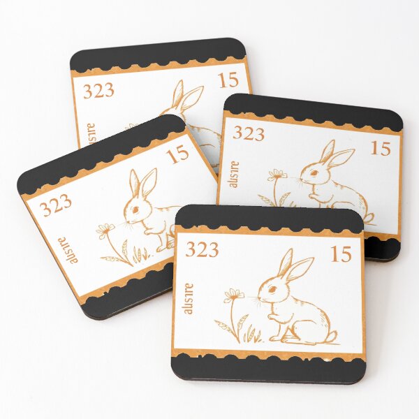 Item preview, Rabbit Vintage Stamp designed and sold by Getup-clothing.