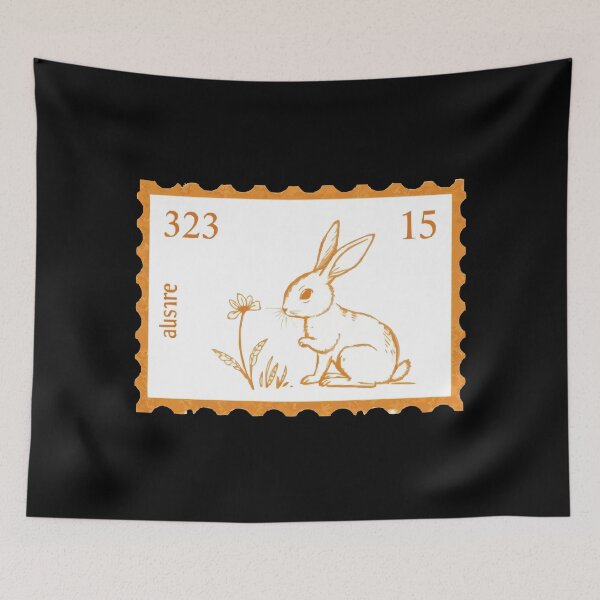 Item preview, Rabbit Vintage Stamp designed and sold by Getup-clothing.