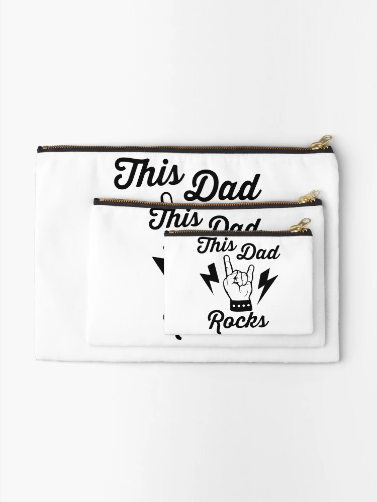 Thumbnail 2 of 4, Zipper Pouch, This Dad Rocks designed and sold by PaulSDesign.