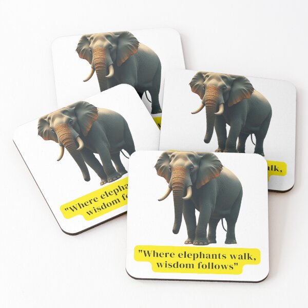 Item preview, "Majestic Elephant with Wisdom Quote Design" designed and sold by shineAida.