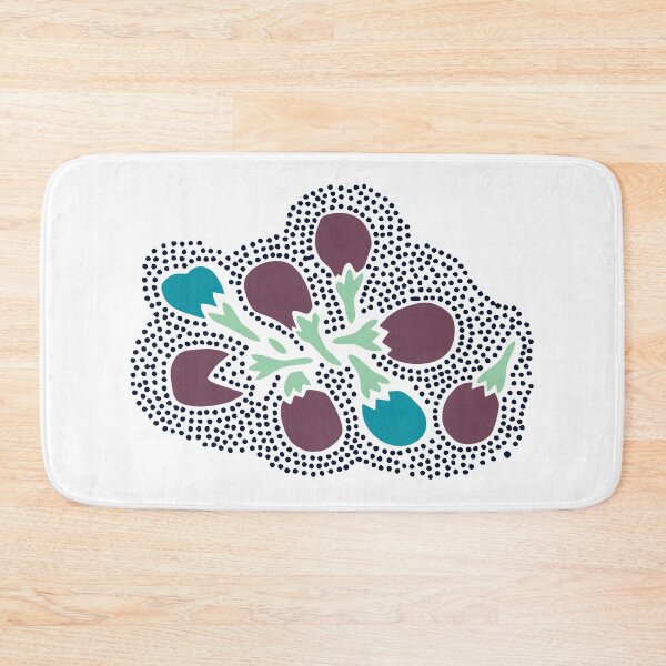 Item preview, Eggplants and Hailstones - Japanese Design designed and sold by Japan Design Prints.