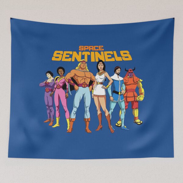 Item preview, Space Sentinels Cartoon designed and sold by Retr0Tshirts.