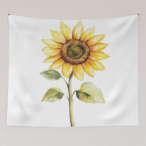 Item preview, Watercolor Sunflower designed and sold by Lichtisign.