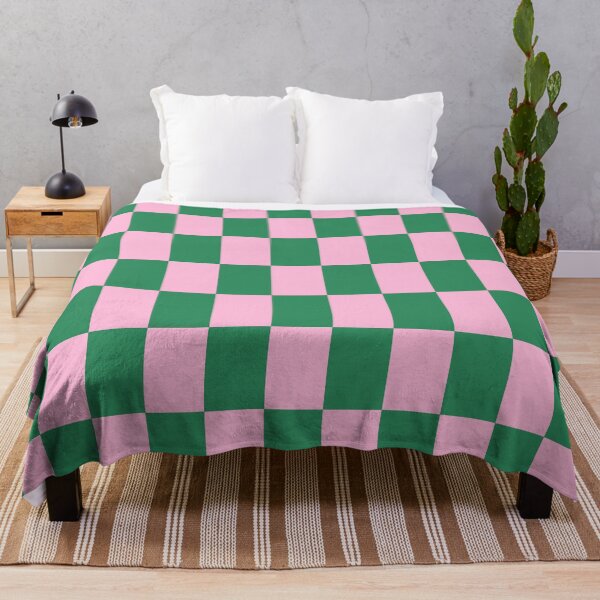 Item preview, Pink and Green, Check, Rectangle, Grid designed and sold by OneThreeSix.