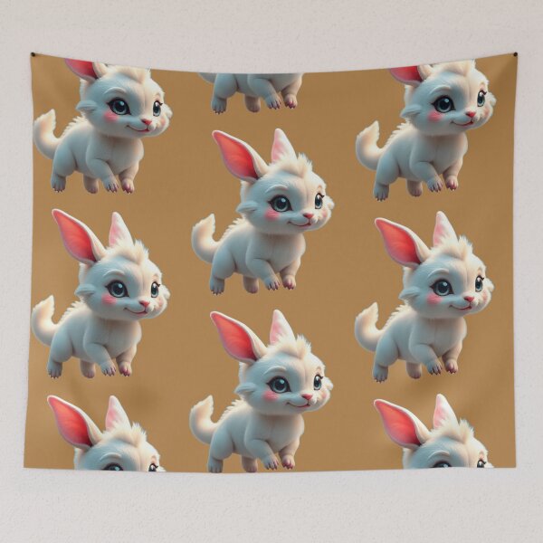 Artikelvorschau, White Easter Bunny entworfen und verkauft von lnfluitive.