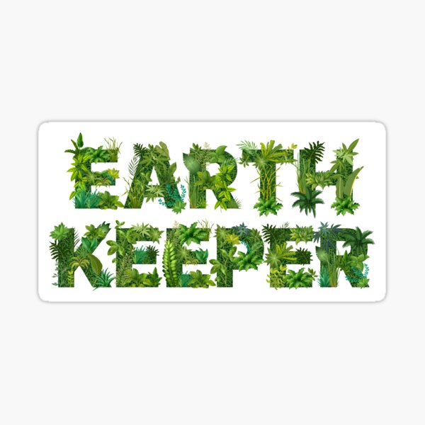 Item preview, Earth Keeper – Botanical Lettering for Sustainable Living designed and sold by Flowerbox Studio.