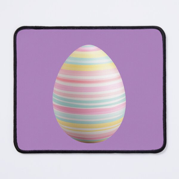 Item preview, Easter eggs are oval-shaped and have alternating stripes. designed and sold by FluffyGallery.