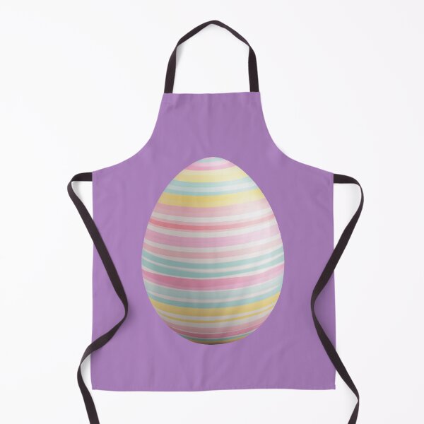 Item preview, Easter eggs are oval-shaped and have alternating stripes. designed and sold by FluffyGallery.