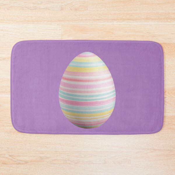 Item preview, Easter eggs are oval-shaped and have alternating stripes. designed and sold by FluffyGallery.