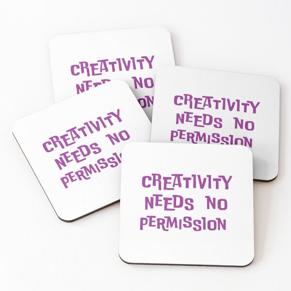 Item preview, Creativity needs no permission designed and sold by jazzydevil.