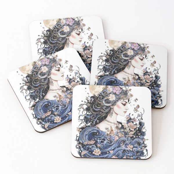 Item preview, Cosmic Bloom – Feminine Growth designed and sold by DehatiCanvas.