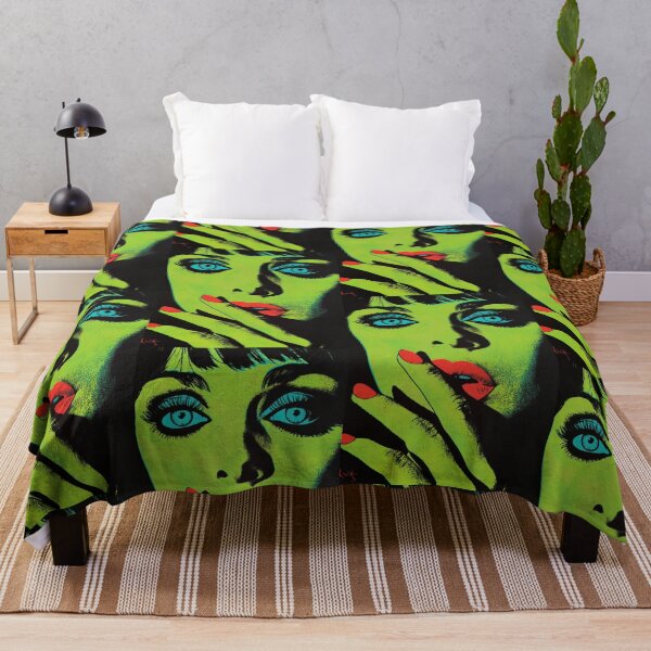 Item preview, Neon Pop Art Portrait – Bold & Surreal Beauty designed and sold by djovan.