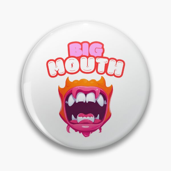 Item preview, Big Mouth - Cartoon Monster Mouth Slogan 1 designed and sold by Tom-Johnson.