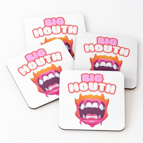Item preview, Big Mouth - Cartoon Monster Mouth Slogan 1 designed and sold by Tom-Johnson.