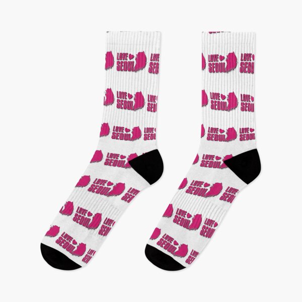 Item preview, "Love Seoul" design with a map of Korea designed and sold by jazzydevil.