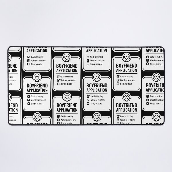 Item preview, B&W Boyfriend Application – Do You Meet the Requirements? designed and sold by CrownedCanvas.