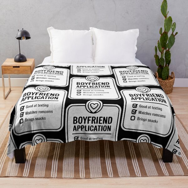 Item preview, B&W Boyfriend Application – Do You Meet the Requirements? designed and sold by CrownedCanvas.