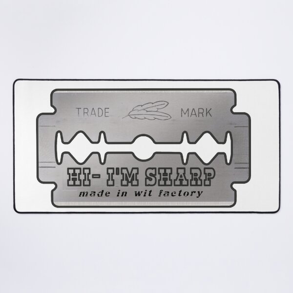 Item preview, Razor Blade Razor Hi, I'm sharp the quickness and intelligence of a person designed and sold by JanChryzostom.