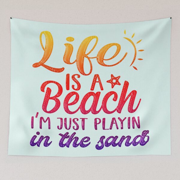 Item preview, Life is a Beach I'm Just Playing in the Sand designed and sold by CristalleLisa.