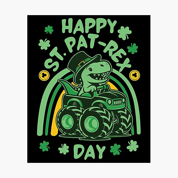 Item preview, Happy St. Pat-Rex Day Funny T-Rex St. Patrick’s Design designed and sold by PrintMastery.