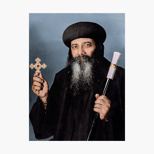 Item preview, Pope Shenouda III designed and sold by MarinaAtef.