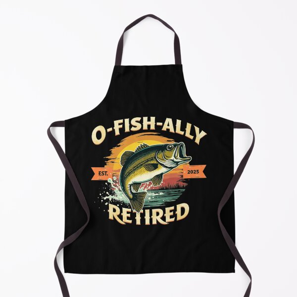 Item preview, O-Fish-Ally Retired 2025 Fisherman Fishing Retirement designed and sold by Blok45.