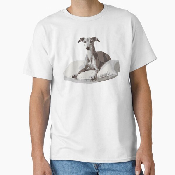 Item preview, Cozy Whippet on Pillow designed and sold by After De Moment.