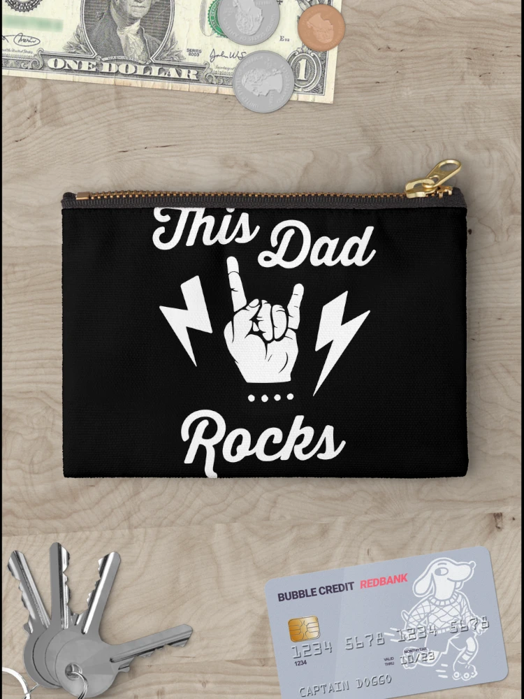 Thumbnail 3 of 4, Zipper Pouch, This Dad Rocks designed and sold by PaulSDesign.