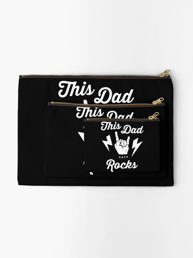 Thumbnail 2 of 4, Zipper Pouch, This Dad Rocks designed and sold by PaulSDesign.