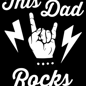 Artwork thumbnail, This Dad Rocks by PaulSDesign