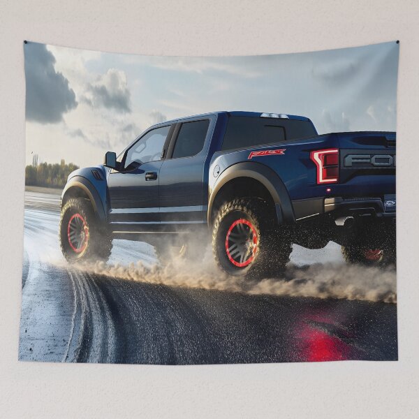 Item preview, Blue Ford Raptor F-150 – Power & Performance in Every Detail VI designed and sold by AutoPopStudio.