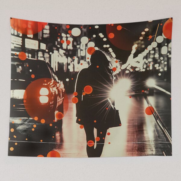 Item preview, Neon Noir – Cinematic Urban Nightscape designed and sold by djovan.