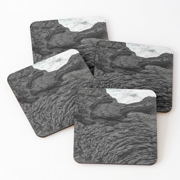 Item preview, Volcanic Lava and Ocean Waves – Dramatic Nature Art designed and sold by giulombardo.