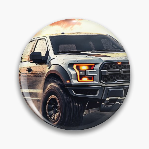 Item preview, Silver Ford Raptor F-150 – Strength & Style in Every Detail designed and sold by AutoPopStudio.