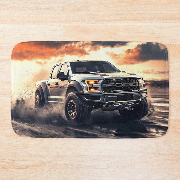 Item preview, Silver Ford Raptor F-150 – Strength & Style in Every Detail designed and sold by AutoPopStudio.