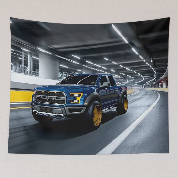 Item preview, Blue Ford Raptor F-150 – Power & Performance in Every Detail VII designed and sold by AutoPopStudio.