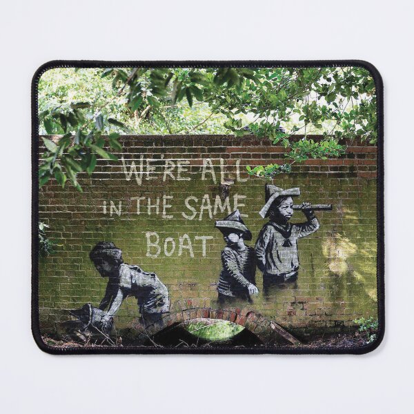 Item preview, Banksy – Spraycation: We Are All in the Same Boat designed and sold by So Sorted Design.