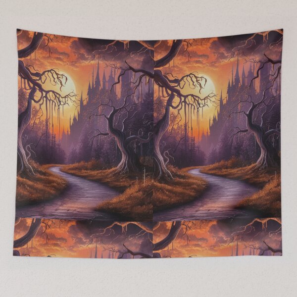 Item preview, Lush Nature Landscape Illustration designed and sold by joanwatson45.