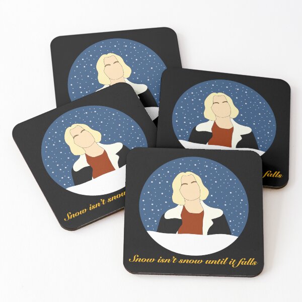Item preview, The Doctor Snow Isn’t Snow Until It Falls Ruby Sunday designed and sold by Carys Creations.