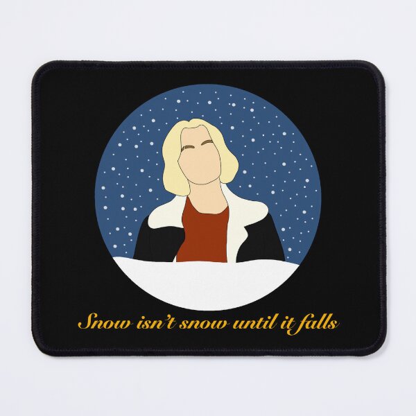 Item preview, The Doctor Snow Isn’t Snow Until It Falls Ruby Sunday designed and sold by Carys Creations.