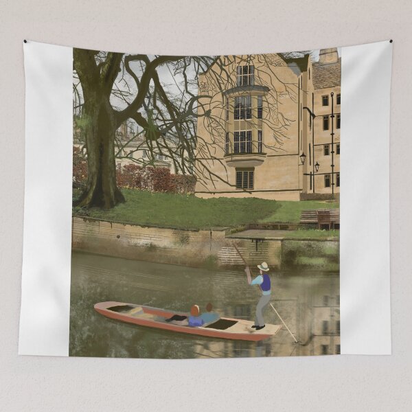 Item preview, Punting down the river in Cambridge designed and sold by mazarte.