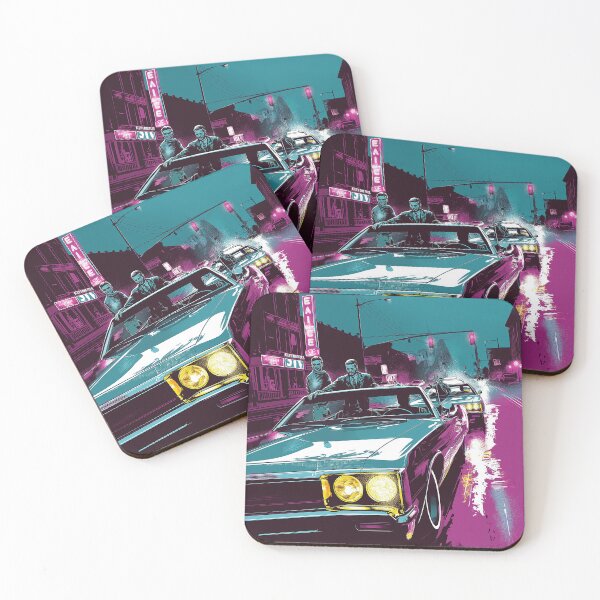 Item preview,  Retro Crime Chase – Neon Noir Getaway designed and sold by djovan.