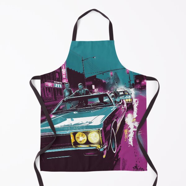 Item preview, Retro Crime Chase – Neon Noir Getaway designed and sold by djovan.
