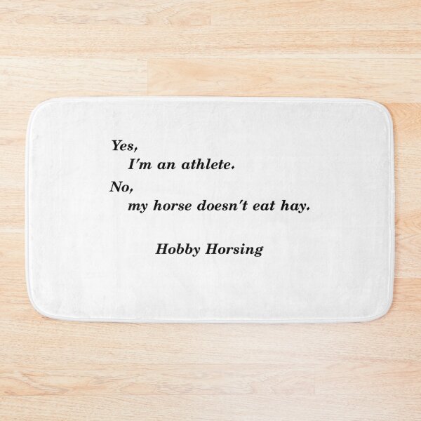 Item preview, Yes I'm an Athlete - Hobby Horsing designed and sold by saechla.