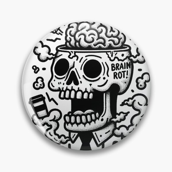 Item preview, Brain Rot Skull designed and sold by FunnehGacha.