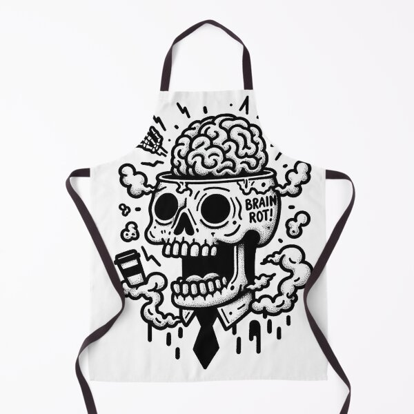 Item preview, Brain Rot Skull designed and sold by FunnehGacha.