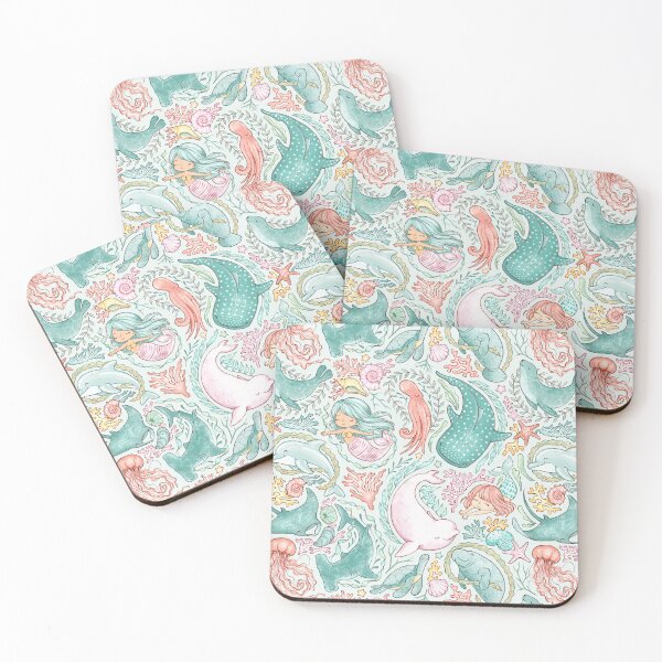 Item preview, Coastal Cuties in Pastel Paisley designed and sold by Perrin Le Feuvre.